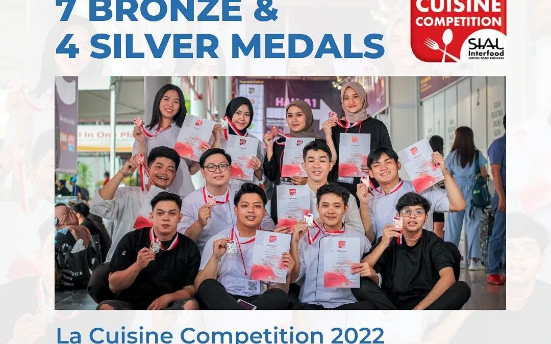 Mahasiswa AKPAR NHI Borong 11 Medali di 4th La Cuisine Competition: SIAL Interfood 2022 JIExpo Kemayoran